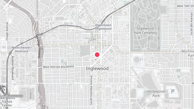 Map showing the office location of Socal Premier Property Management,