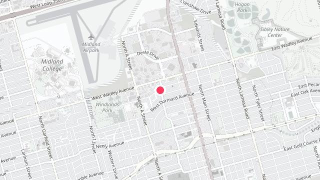 Map showing the office location of Southern Property Management