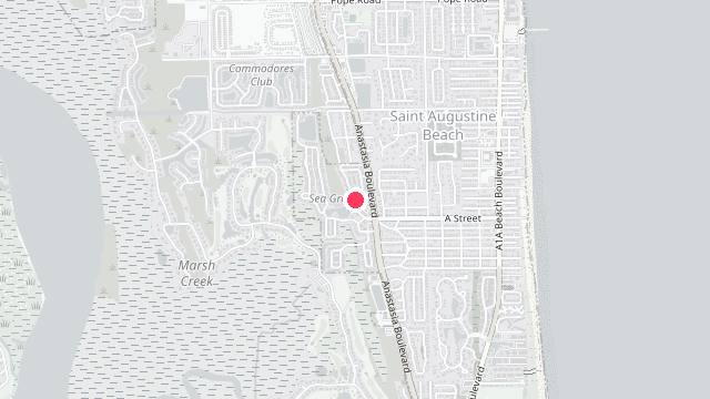 Map showing the office location of Sovereign & Jacobs Property Management Companies