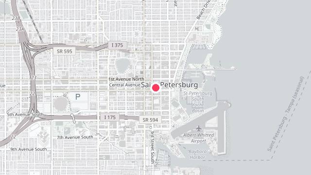 Map showing the office location of Spartan Property Management
