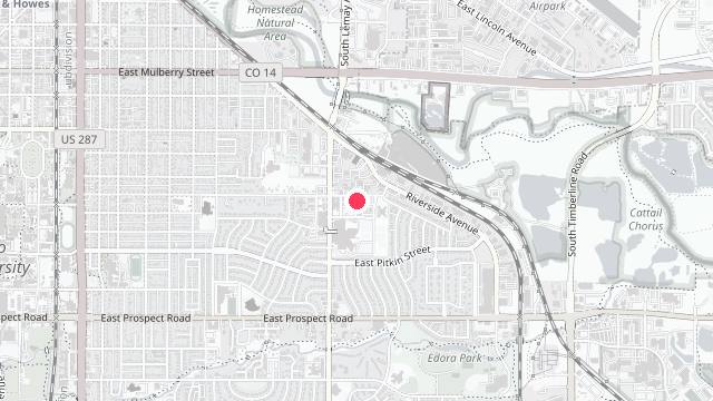 Map showing the office location of Stegner Property Management