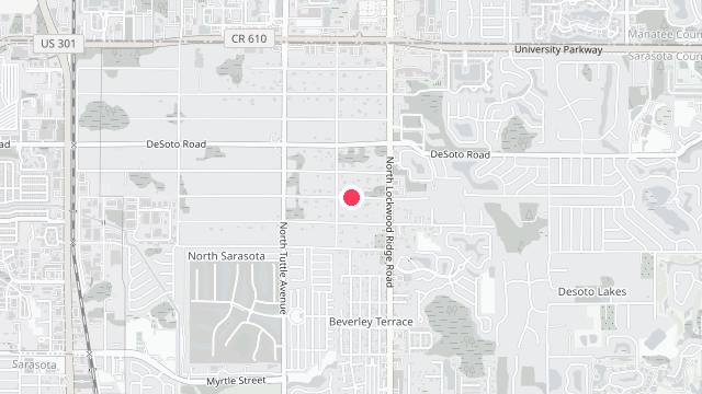 Map showing the office location of Stokes Property Management & Real Estate