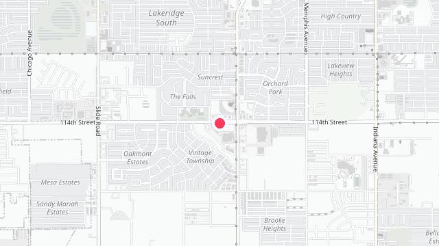 Map showing the office location of Stone Property Management Lbk