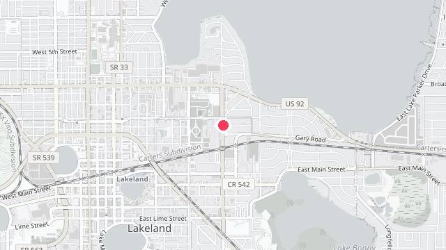 Map showing the office location of Straight Up Realty & Property Management
