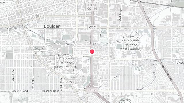 Map showing the office location of Summit West Property Management