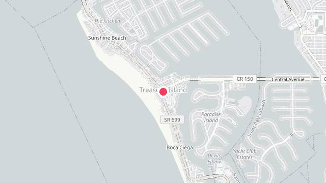 Map showing the office location of Suncoast Property Management Services