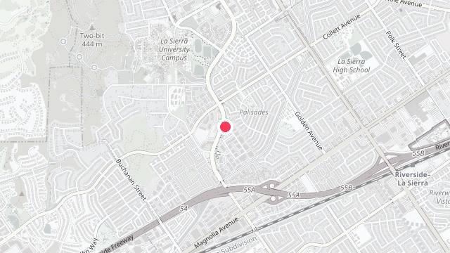 Map showing the office location of Superior West Property Management
