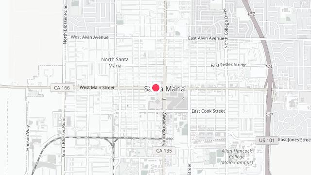 Map showing the office location of Superstar Property Management