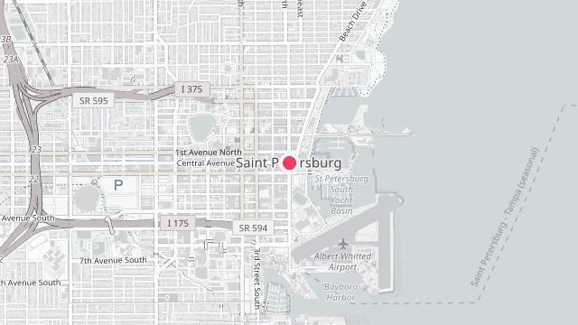 Map showing the office location of Supreme Property Management Services