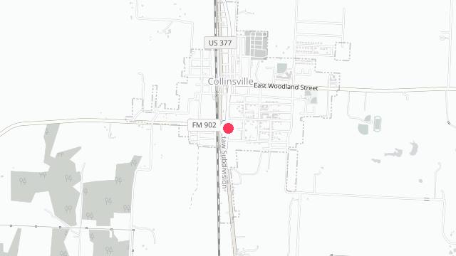 Map showing the office location of Texoma Property Management