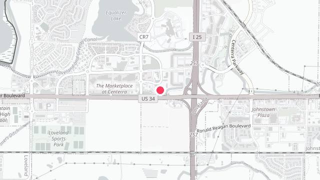 Map showing the office location of The Source Property Management