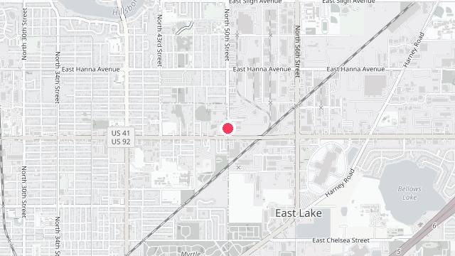 Map showing the office location of Thompson Property Management Group
