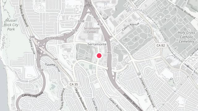 Map showing the office location of Thrive Property Management