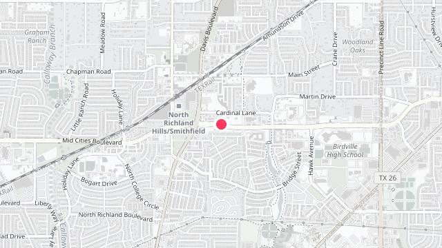 Map showing the office location of Top Hat Property Management