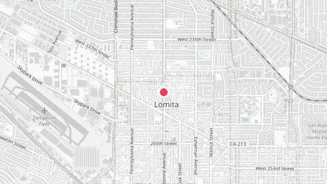 Map showing the office location of Top Property Management