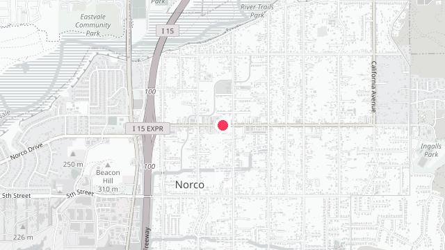 Map showing the office location of Town & Country Property Management