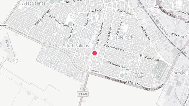 Map showing the office location of Town 'n Country Property Management,