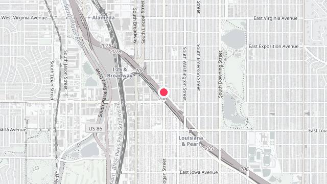 Map showing the office location of Trybe Property Management