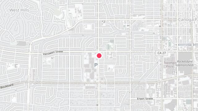 Map showing the office location of Turn-Key Real Property Management