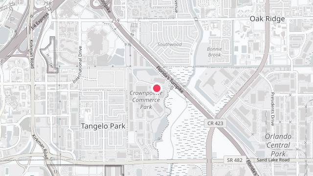 Map showing the office location of U.s. Reliance Property Management