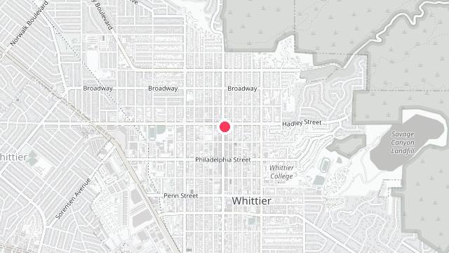Map showing the office location of Uptown Property Management