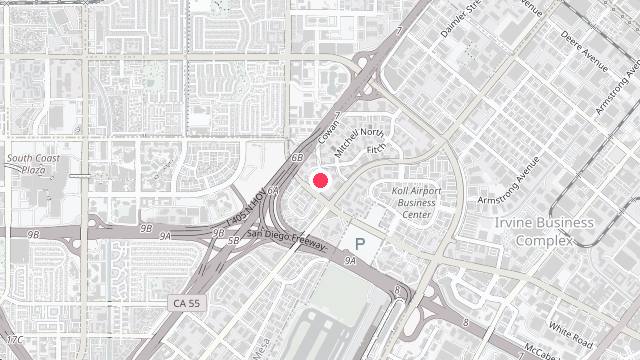 Map showing the office location of Veritara Property Management