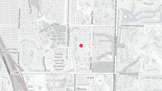 Map showing the office location of Versa Property Management