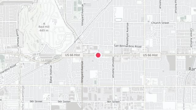 Map showing the office location of Vista Property Management