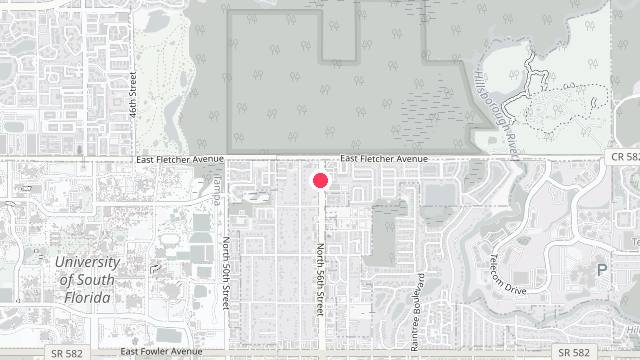 Map showing the office location of Wanda Sexton Realty and Property Management