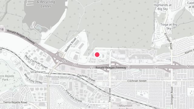 Map showing the office location of Westcoast Rental Property Management