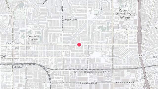 Map showing the office location of White Glove Property Management