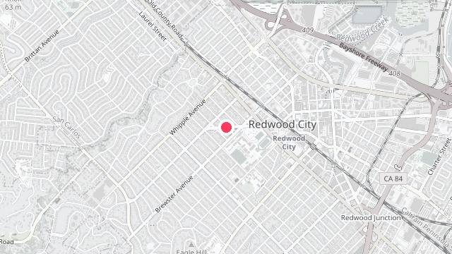 Map showing the office location of Whitley Property Management