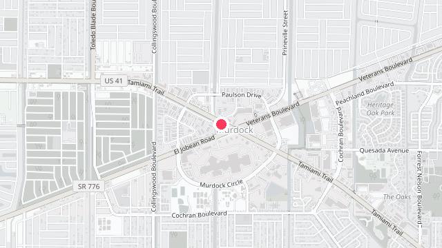 Map showing the office location of With Heart Rentals and Property Management