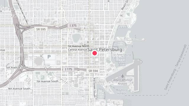 Map showing the office location of WRH Realty Services LLC