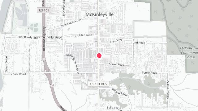 Map showing the office location of Wright Property Management Services