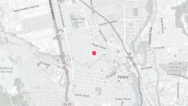 Map showing the office location of Wyman Property Management