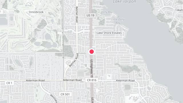 Map showing the office location of Wyndham Property Management