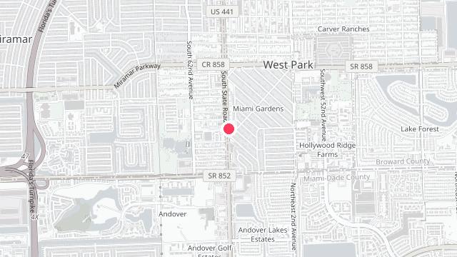 Map showing the office location of Xartek Real Estates & Property Mgmt