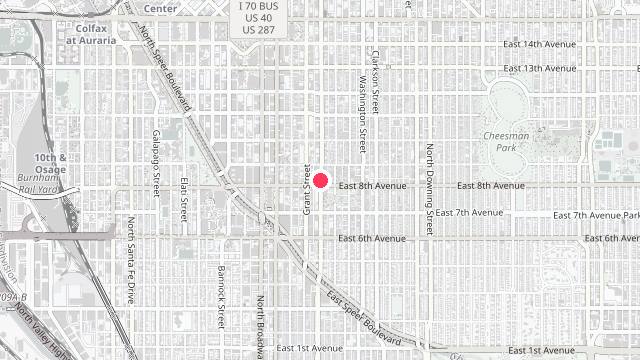 Map showing the office location of Zakhem Property Management