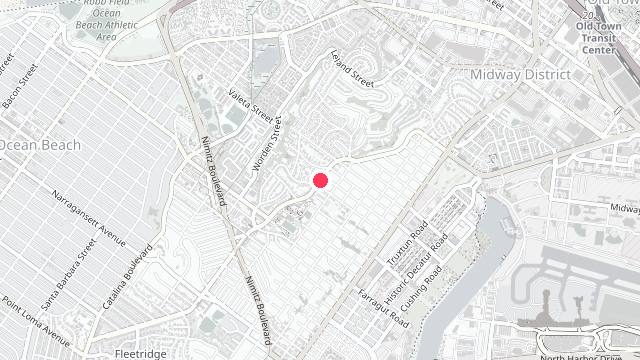 Map showing the office location of Zenden Property Management